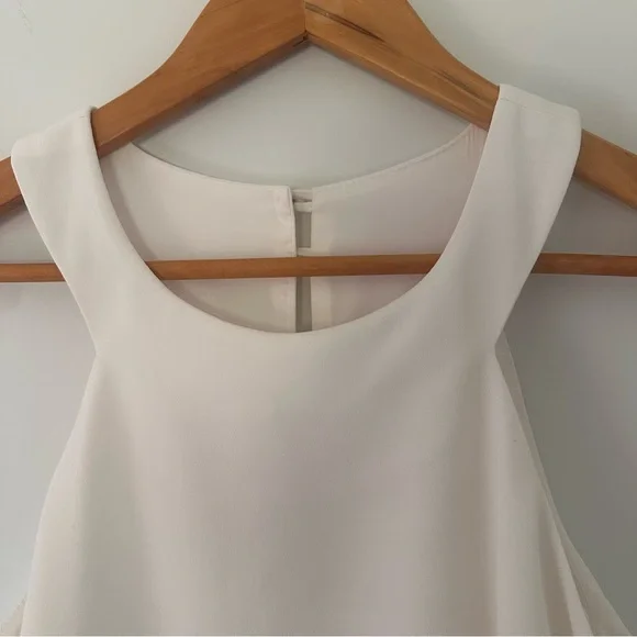 Trina Turk Ivory Bridal Jumpsuit Size 6 Civil Wedding Rehearsal Dinner